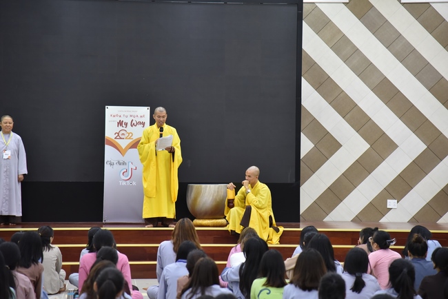 Third day of Summer Retreat 2022 at Hoang Phap Pagoda