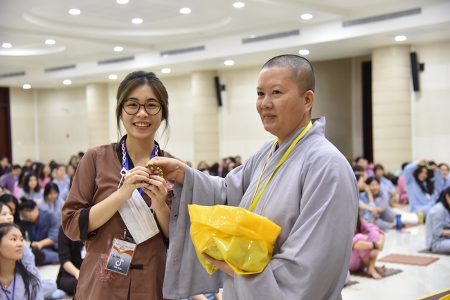 Third day of Summer Retreat 2022 at Hoang Phap Pagoda