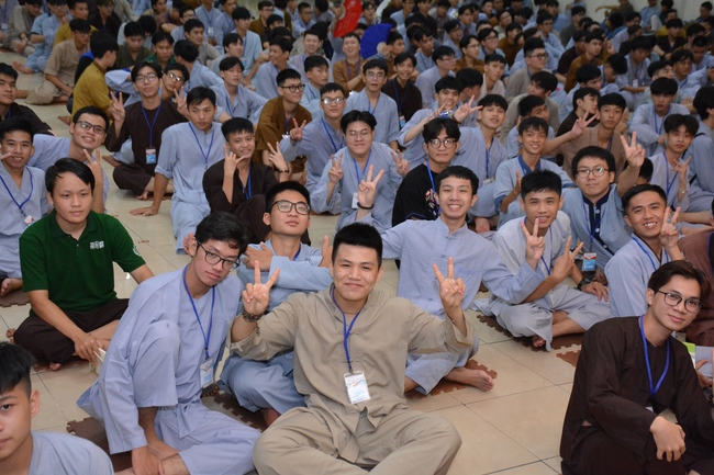 Third day of Summer Retreat 2022 at Hoang Phap Pagoda