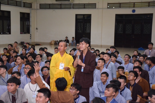 Third day of Summer Retreat 2022 at Hoang Phap Pagoda