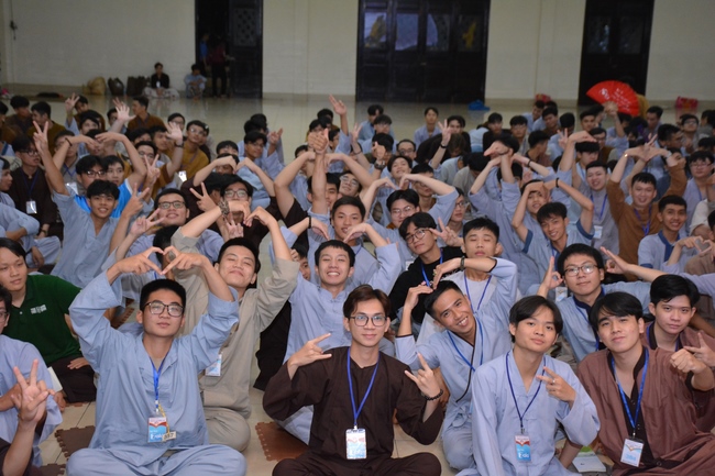 Third day of Summer Retreat 2022 at Hoang Phap Pagoda
