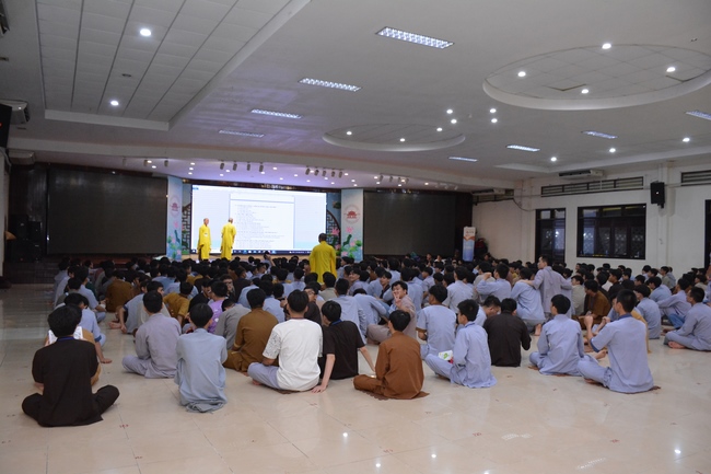 Third day of Summer Retreat 2022 at Hoang Phap Pagoda