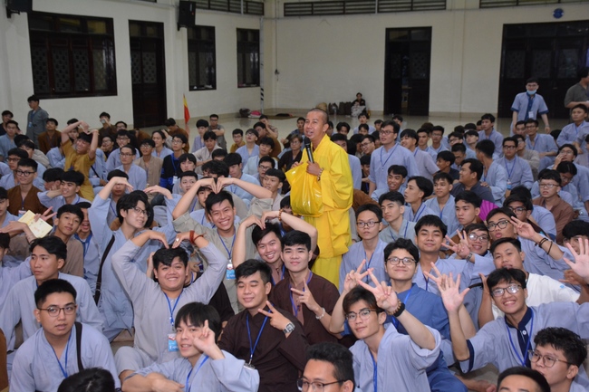 Third day of Summer Retreat 2022 at Hoang Phap Pagoda