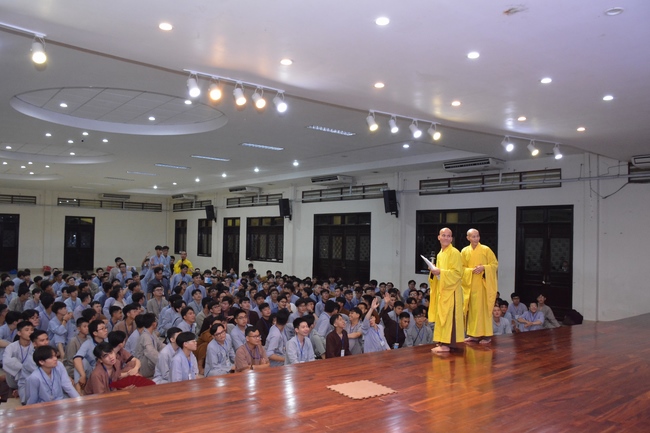 Third day of Summer Retreat 2022 at Hoang Phap Pagoda