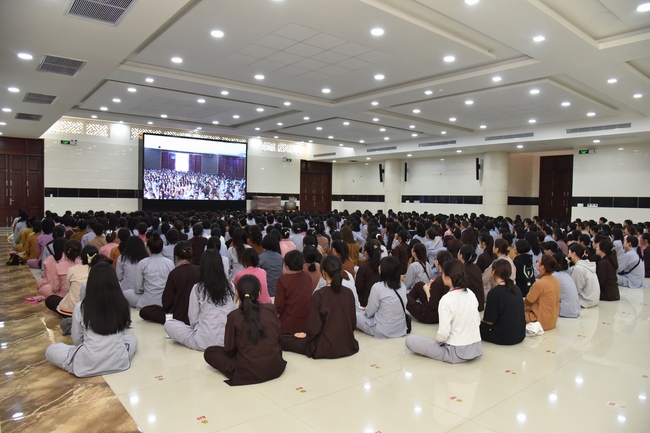 Third day of Summer Retreat 2022 at Hoang Phap Pagoda
