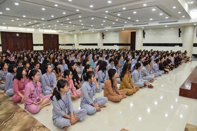 Third day of Summer Retreat 2022 at Hoang Phap Pagoda