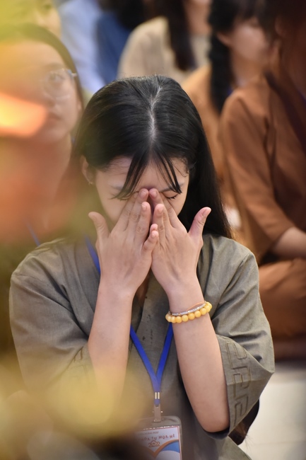 Third day of Summer Retreat 2022 at Hoang Phap Pagoda