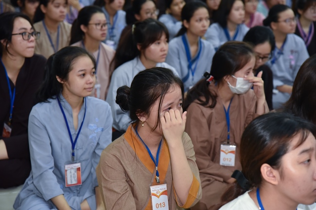 Third day of Summer Retreat 2022 at Hoang Phap Pagoda