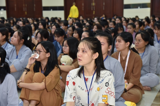 Third day of Summer Retreat 2022 at Hoang Phap Pagoda