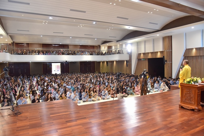 Third day of Summer Retreat 2022 at Hoang Phap Pagoda