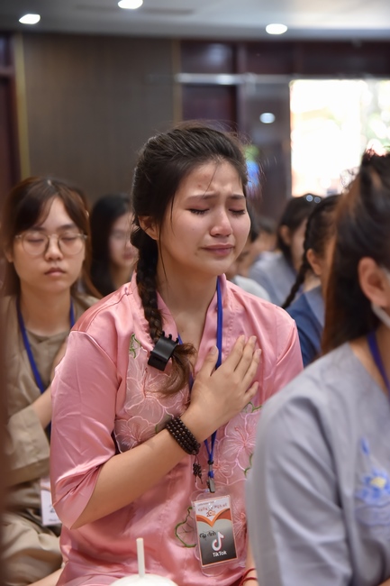 Third day of Summer Retreat 2022 at Hoang Phap Pagoda