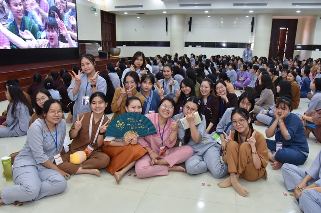 Third day of Summer Retreat 2022 at Hoang Phap Pagoda