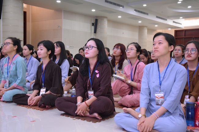 Third day of Summer Retreat 2022 at Hoang Phap Pagoda