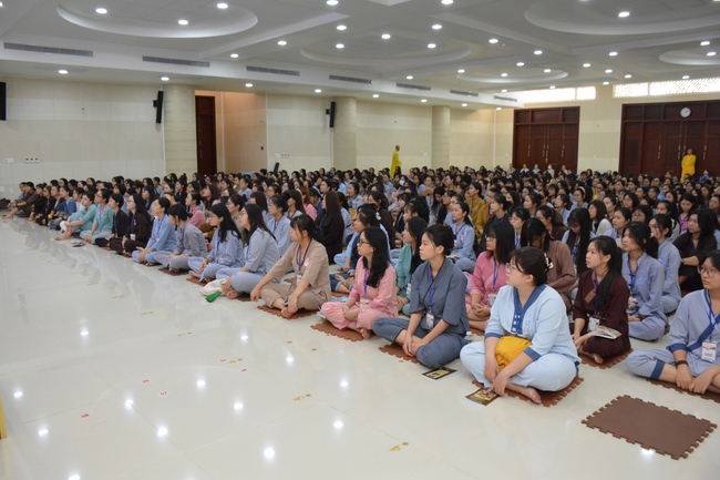 Third day of Summer Retreat 2022 at Hoang Phap Pagoda