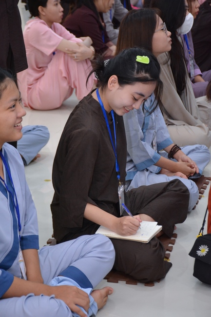 Third day of Summer Retreat 2022 at Hoang Phap Pagoda
