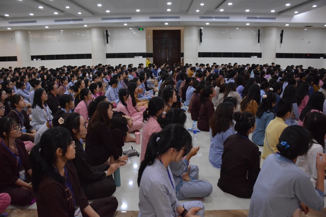 Third day of Summer Retreat 2022 at Hoang Phap Pagoda