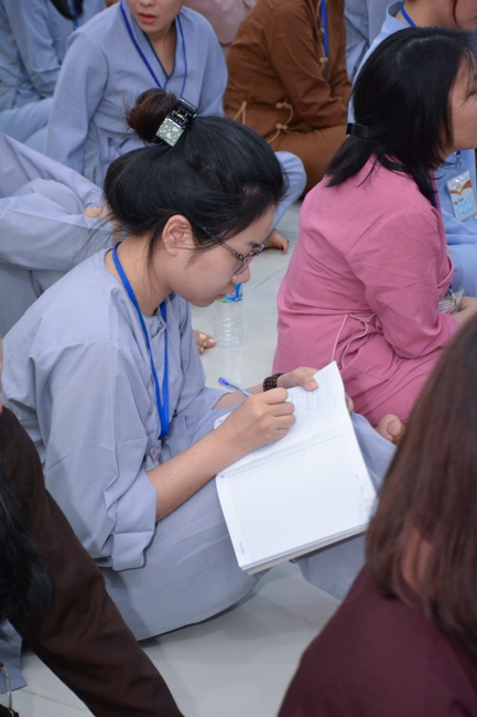 Third day of Summer Retreat 2022 at Hoang Phap Pagoda