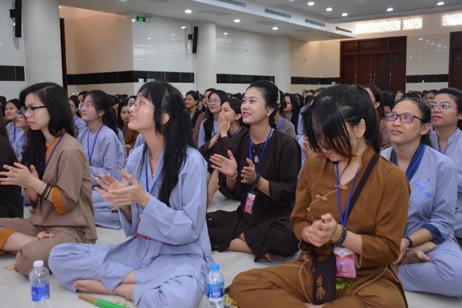 Third day of Summer Retreat 2022 at Hoang Phap Pagoda
