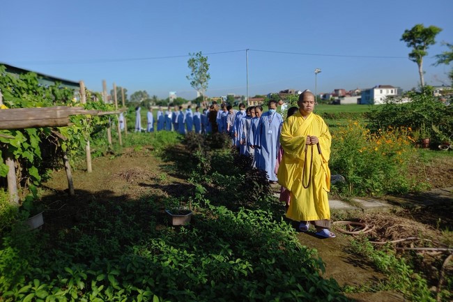 Chùa Đống Cao: Khóa tu Niệm Phật một ngày