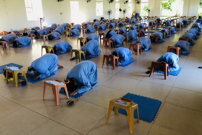 Chùa Đống Cao: Khóa tu Niệm Phật một ngày