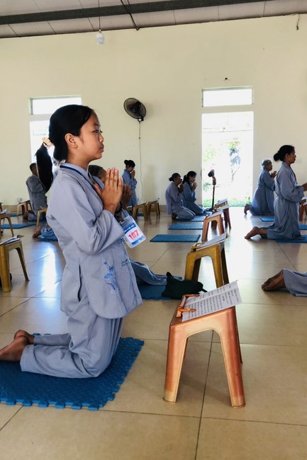 Chùa Đống Cao: Khóa tu Niệm Phật một ngày