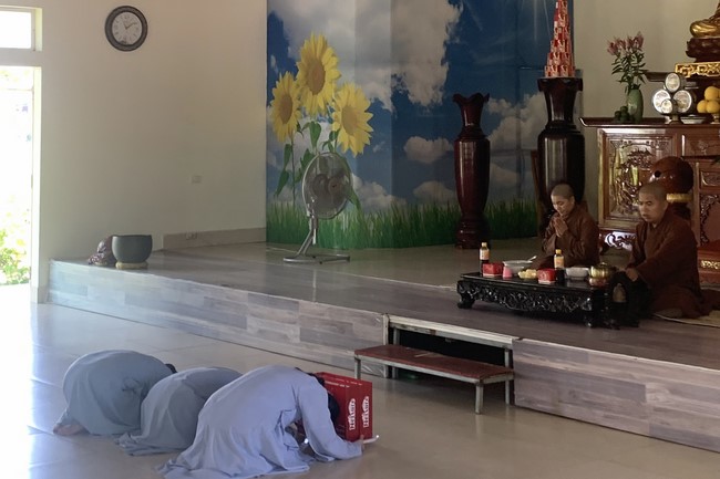 Chùa Đống Cao: Khóa tu Niệm Phật một ngày