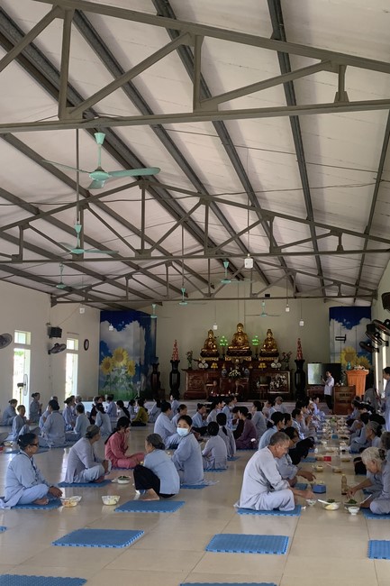 Chùa Đống Cao: Khóa tu Niệm Phật một ngày