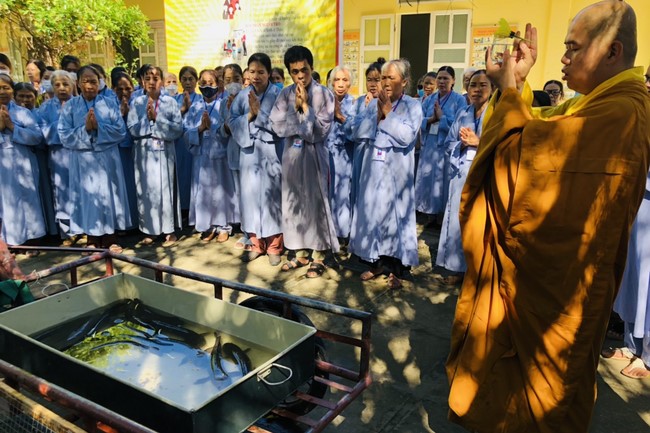 Chùa Đống Cao: Khóa tu Niệm Phật một ngày