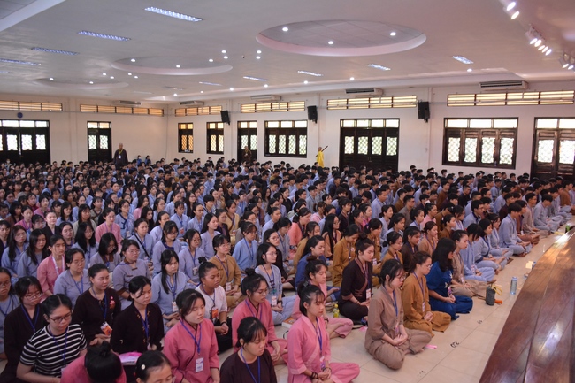 Fourth day of Summer Retreat 2022 at Hoang Phap Pagoda