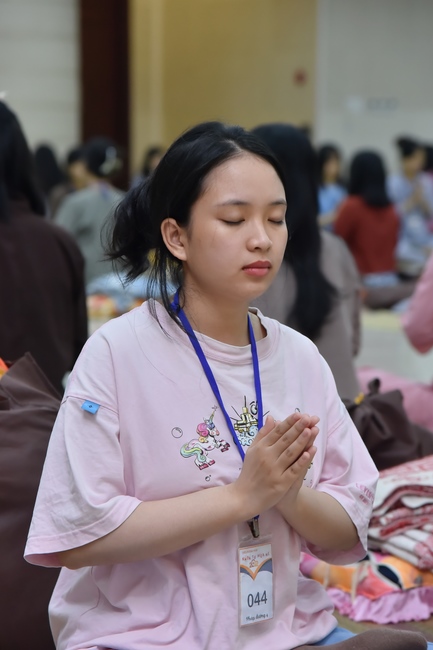 Fourth day of Summer Retreat 2022 at Hoang Phap Pagoda