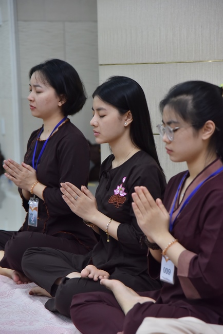 Fourth day of Summer Retreat 2022 at Hoang Phap Pagoda