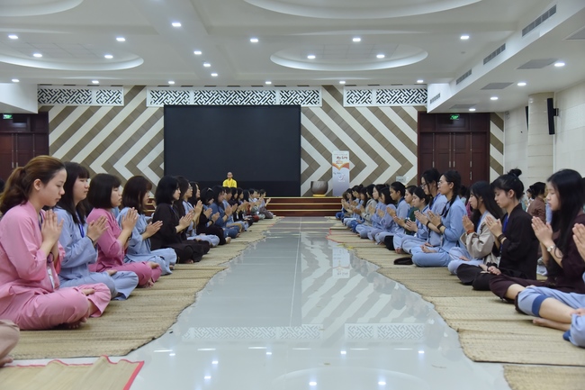 Fourth day of Summer Retreat 2022 at Hoang Phap Pagoda