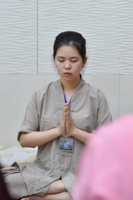 Fourth day of Summer Retreat 2022 at Hoang Phap Pagoda