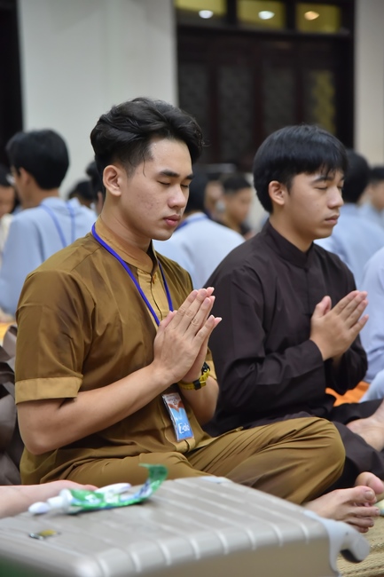 Fourth day of Summer Retreat 2022 at Hoang Phap Pagoda