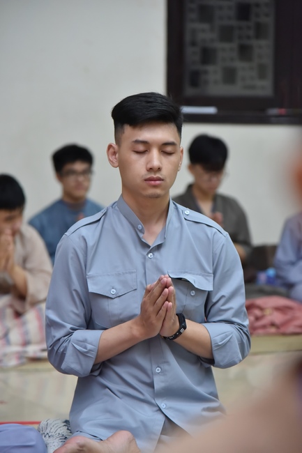 Fourth day of Summer Retreat 2022 at Hoang Phap Pagoda