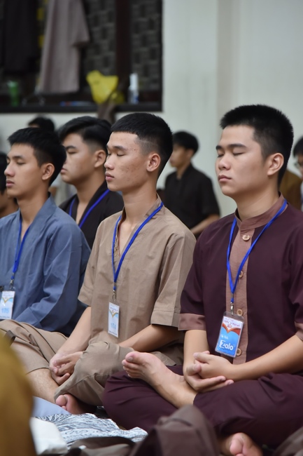 Fourth day of Summer Retreat 2022 at Hoang Phap Pagoda