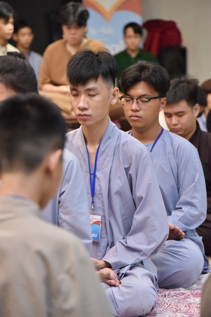 Fourth day of Summer Retreat 2022 at Hoang Phap Pagoda
