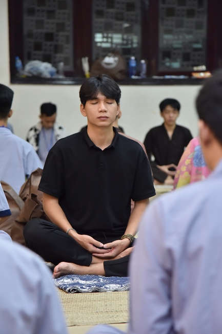 Fourth day of Summer Retreat 2022 at Hoang Phap Pagoda