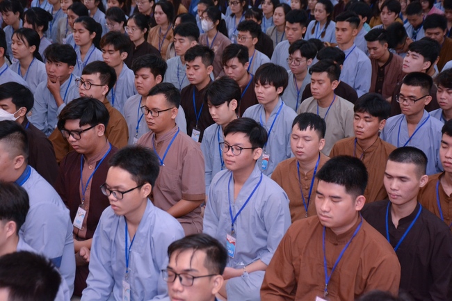 Fourth day of Summer Retreat 2022 at Hoang Phap Pagoda