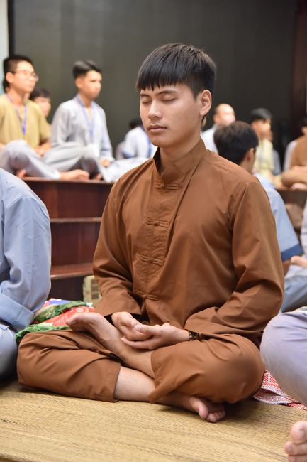 Fourth day of Summer Retreat 2022 at Hoang Phap Pagoda