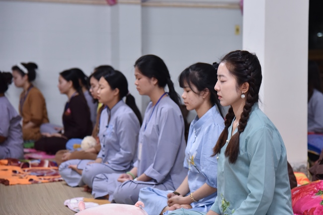 Fourth day of Summer Retreat 2022 at Hoang Phap Pagoda