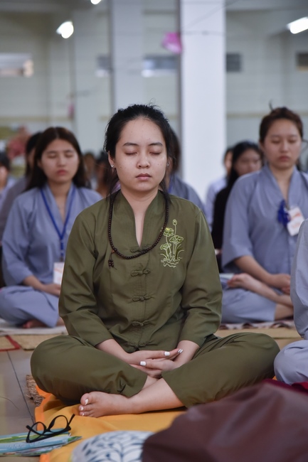 Fourth day of Summer Retreat 2022 at Hoang Phap Pagoda
