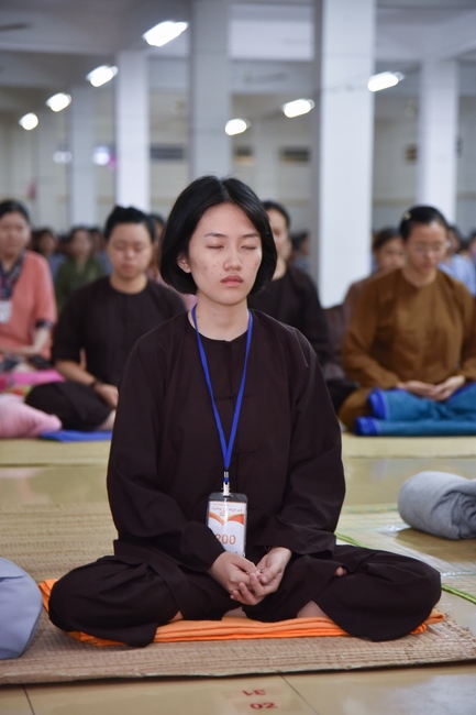 Fourth day of Summer Retreat 2022 at Hoang Phap Pagoda