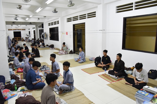 Fourth day of Summer Retreat 2022 at Hoang Phap Pagoda