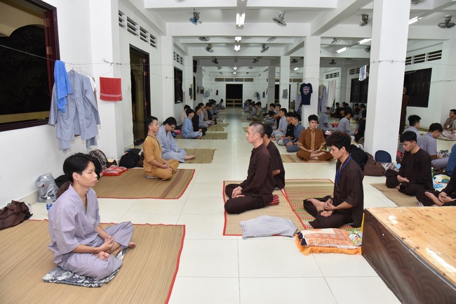 Fourth day of Summer Retreat 2022 at Hoang Phap Pagoda