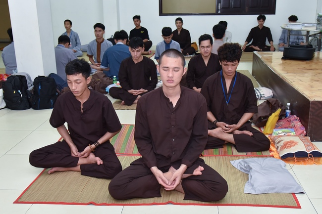 Fourth day of Summer Retreat 2022 at Hoang Phap Pagoda