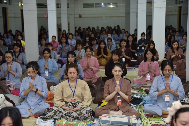 Fourth day of Summer Retreat 2022 at Hoang Phap Pagoda