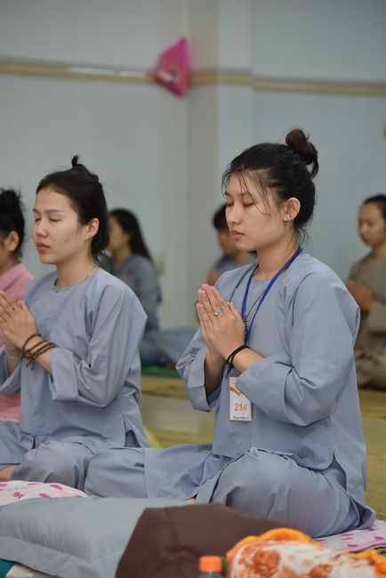 Fourth day of Summer Retreat 2022 at Hoang Phap Pagoda