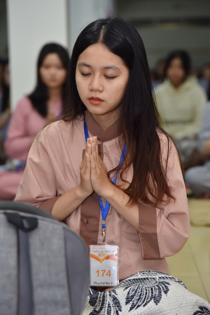 Fourth day of Summer Retreat 2022 at Hoang Phap Pagoda