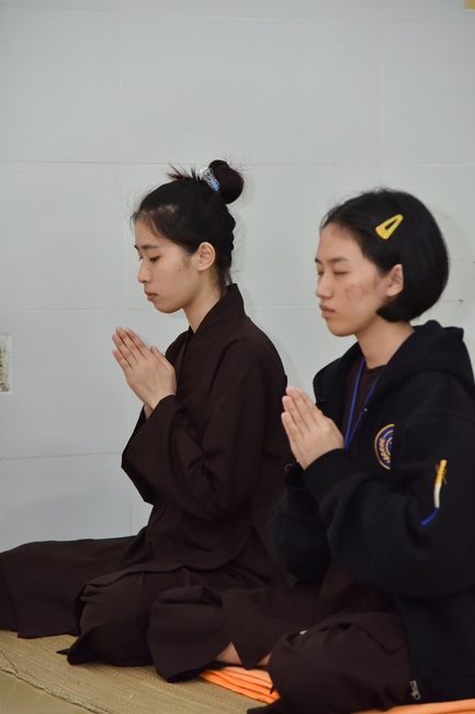 Fourth day of Summer Retreat 2022 at Hoang Phap Pagoda